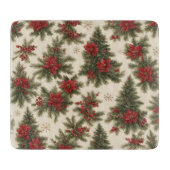 Evergreen Christmas Charm Cutting Board Schneidebrett (Vorderseite)