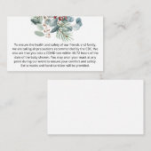 Evergreen Christmas Custom Notes Begleitkarte (Vorne/Hinten)