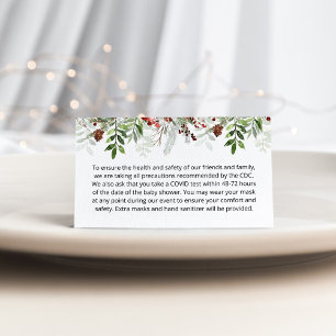Evergreen Christmas Custom notes Encoding Card Begleitkarte
