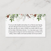 Evergreen Christmas Custom notes Encoding Card Begleitkarte (Vorderseite)