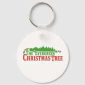 Evergreen Christmas Tree Keychain Schlüsselanhänger (Rückseite)