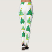 Evergreen Christmas Trees Leggings (Rückseite)