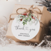 Evergreen Christmas vielen Dank Geschenkanhänger