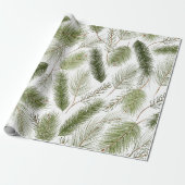 Evergreen Christmas Wrapping Paper Geschenkpapier (Ungerollt)