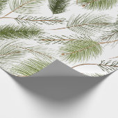Evergreen Christmas Wrapping Paper Geschenkpapier (Ecke)