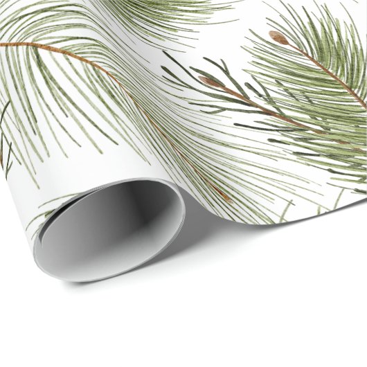 Evergreen Christmas Wrapping Paper Geschenkpapier (Rolleneckpunkt)