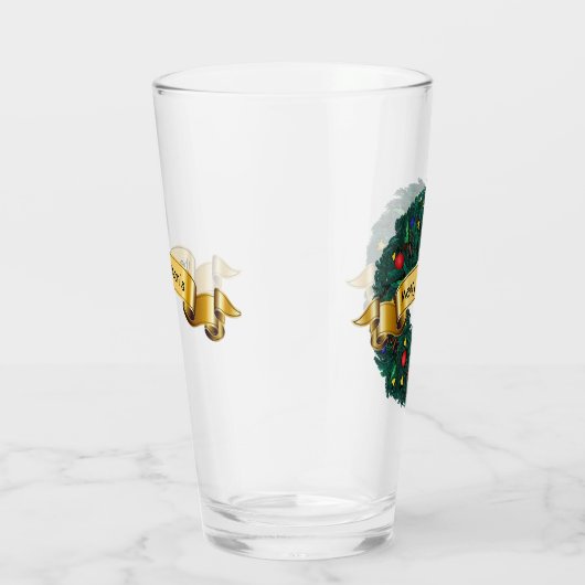 Evergreen Christmas Wreath Glas (Rechts)