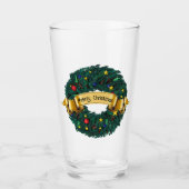 Evergreen Christmas Wreath Glas (Vorderseite)