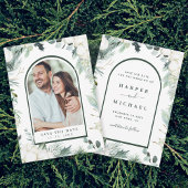 Evergreen & Cotton Blume Arch Foto Rett The Dat Save The Date