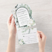 Evergreen & Cotton Blume Arch Wedding