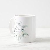 Evergreen & Cotton Blume Herr Personalisiert Kaffeetasse (Vorderseite Links)