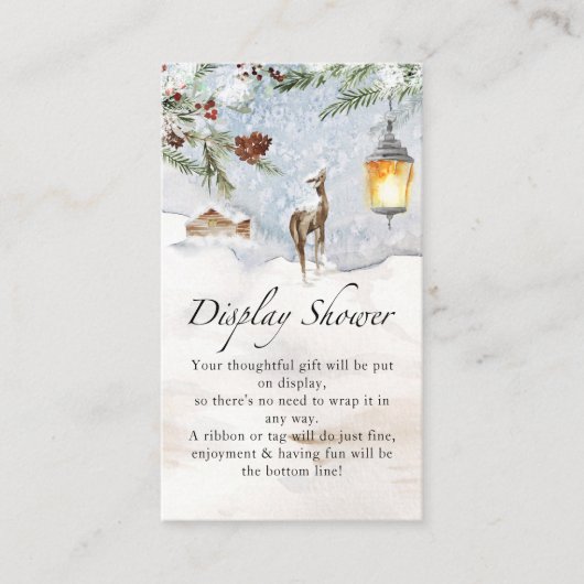 Evergreen Display schouwer Begleitkarte (Vorderseite)