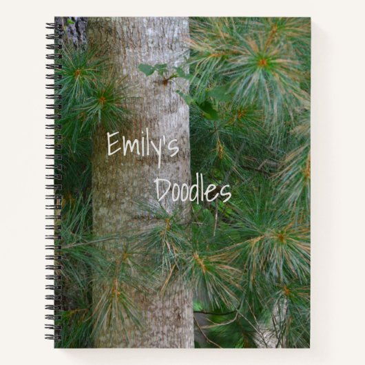 Evergreen Doodle Notizblock (Vorderseite)