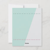 Evergreen Elegance Feiertagskarte (Rückseite)