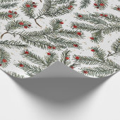 Evergreen Elegance Geschenkpapier (Ecke)