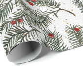 Evergreen Elegance Geschenkpapier (Rolleneckpunkt)