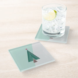Evergreen Elegance Glasuntersetzer