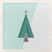 Evergreen Elegance Glasuntersetzer (Vorderseite)