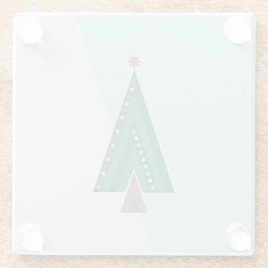 Evergreen Elegance Glasuntersetzer (Rückseite)