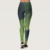 Evergreen Elegance Minimalist Natur inspiriert Leggings (Rückseite)