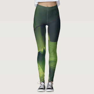 Evergreen Elegance Minimalist Natur inspiriert Leggings