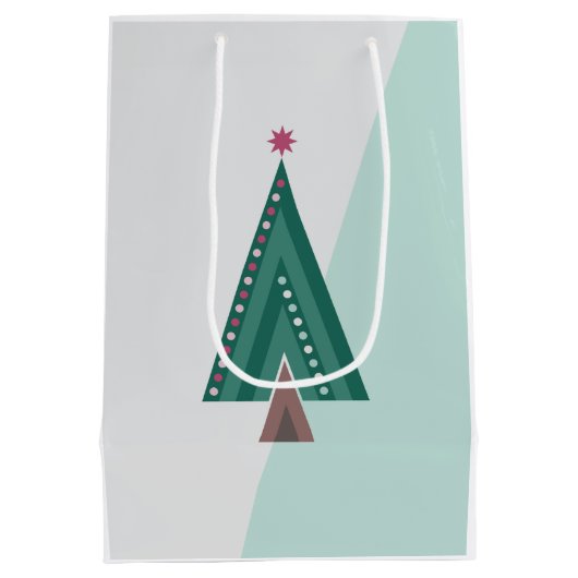 Evergreen Elegance Mittlere Geschenktüte (Rückseite)