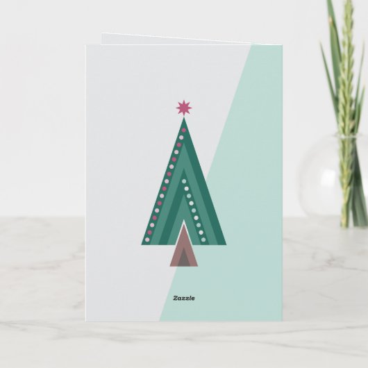 Evergreen Elegance Tree Card Karte (Rückseite)