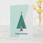 Evergreen Elegance Tree Card Karte (Gelbe Blume)