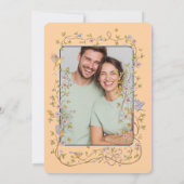 Evergreen Elegance Wedding Einladung (Rückseite)