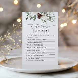 Evergreen elegant Wer kennt Daddy Best Baby Dusche