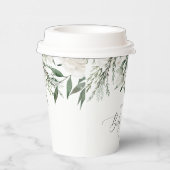 Evergreen elegante Kiefernwälder Babydusche Pappbecher (Rechts)