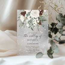 Evergreen elegante Winterhochzeit