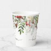 Evergreen elegantes Brautparty Pappbecher (Rechts)