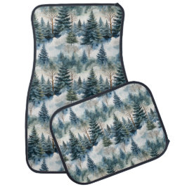 Evergreen Enchantment Auto Floor Mats Autofußmatte