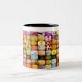 Evergreen Erinnerungen: Zeitlose Zwei-Tone-Karten Zweifarbige Tasse (Mittel)