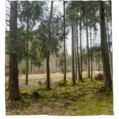 Evergreen Forest Bliss 2 Duschvorhang (Vorderseite)