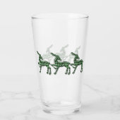 Evergreen Forest Raute Weihnachtsmann Glas (Rückseite)