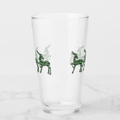 Evergreen Forest Raute Weihnachtsmann Glas (Links)