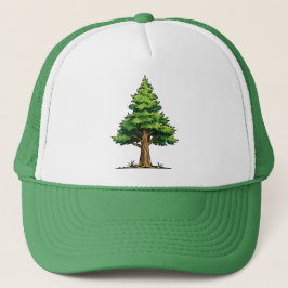 Evergreen forest truckerkappe