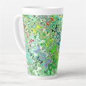 Evergreen & Foxes Latte Tasse (Linke Ecke)
