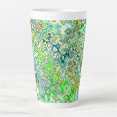 Evergreen & Foxes Latte Tasse (Vorderseite)