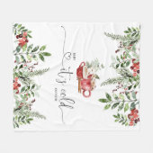 Evergreen gemütliche Baby kalt draußen Fleecedecke (Vorderseite (Horizontal))