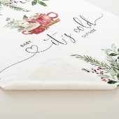 Evergreen gemütliche Baby kalt draußen Sherpadecke (3/4)