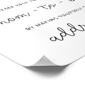 Evergreen hilft der geschäftigen Mama Adressierung Poster (Ecke)