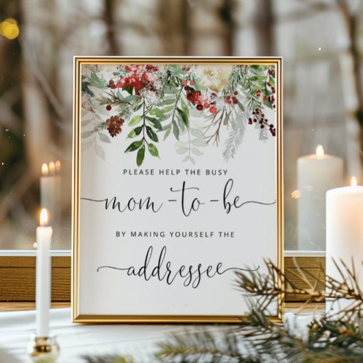 Evergreen hilft der geschäftigen Mama bei der Adre Poster