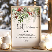 Evergreen Hot Cocoa Bar Poster