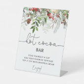 Evergreen Hot Cocoa Bar Sockelschild (Vorderseite)