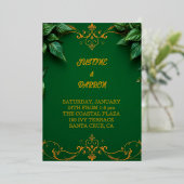 Evergreen invitation folieneinladung (Stehend vorne)
