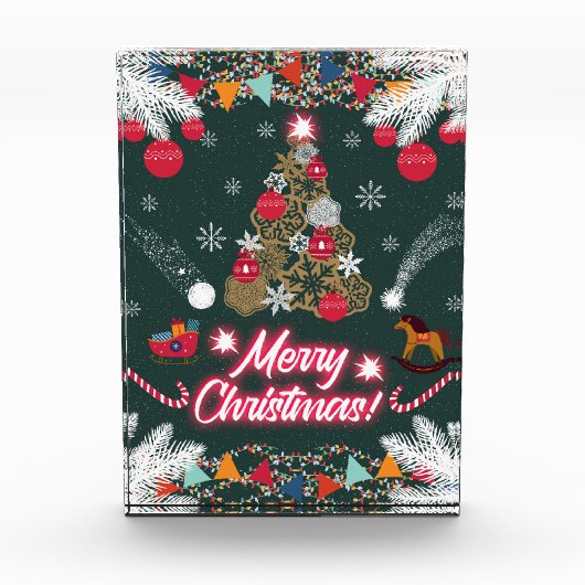Evergreen Joy of Christmas Fotoblock (Vorderseite)