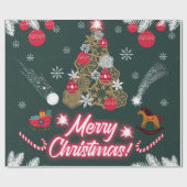 Evergreen Joy of Christmas Geschenkpapier (Flach)
